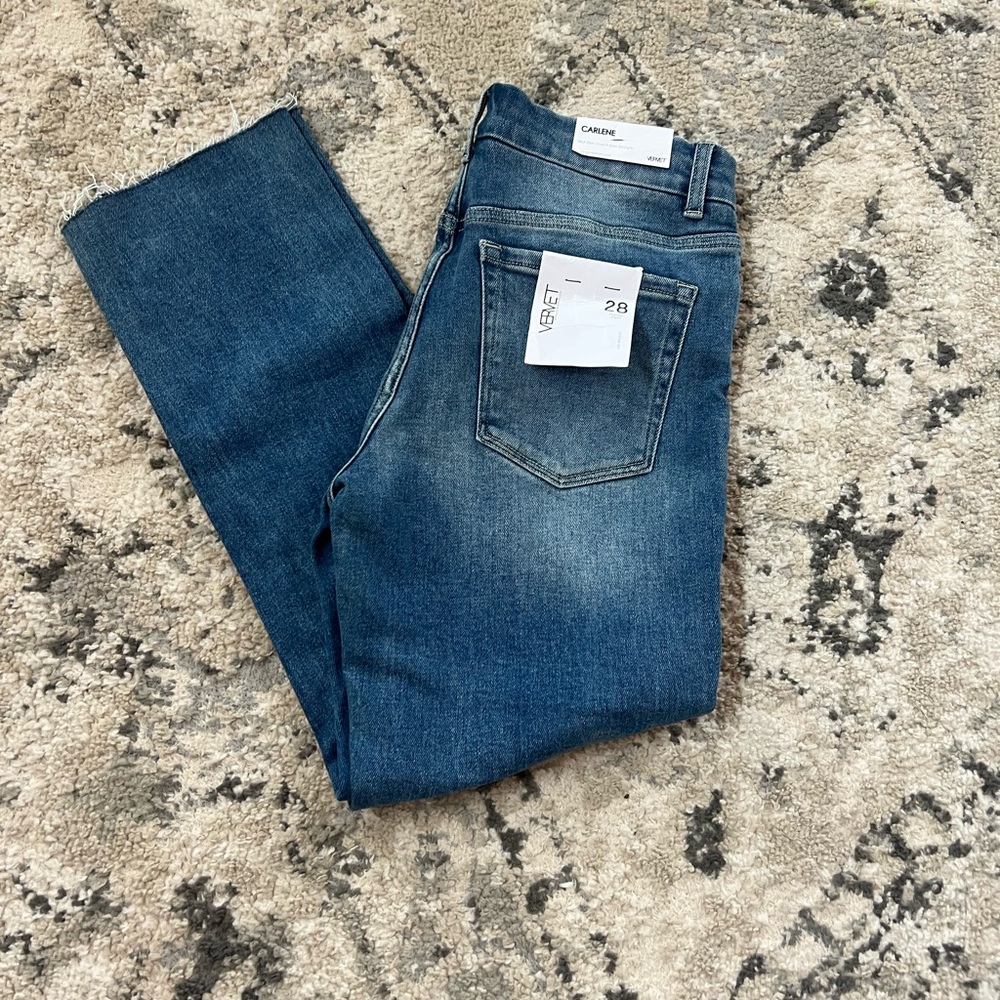 Vervet mid-rise, slim/straight